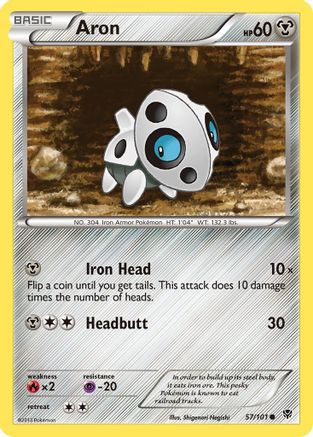 Aron 057/101 - Plasma Blast Reverse Holofoil
