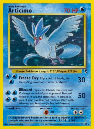 Articuno 002/110 - Legendary Collection Holofoil