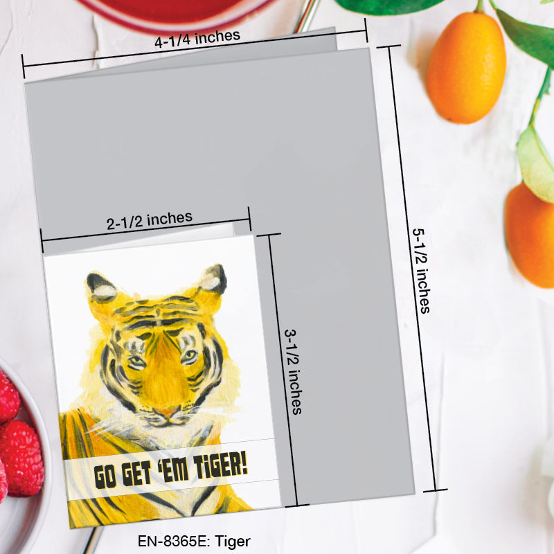 Tiger, Greeting Card (#8365E)