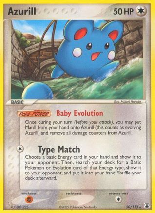 Azurill 020/113 - Delta Species Reverse Holofoil