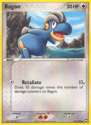 Bagon 043/108 - Power Keepers Reverse Holofoil