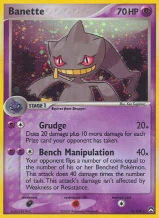 Banette 004/108 - Power Keepers - Reverse Holofoil