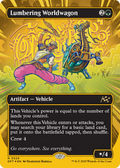 Lumbering Worldwagon (DFT-528) - Aetherdrift (Borderless) Foil