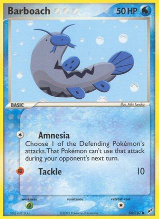 Barboach 054 - Deoxys - Reverse Holofoil