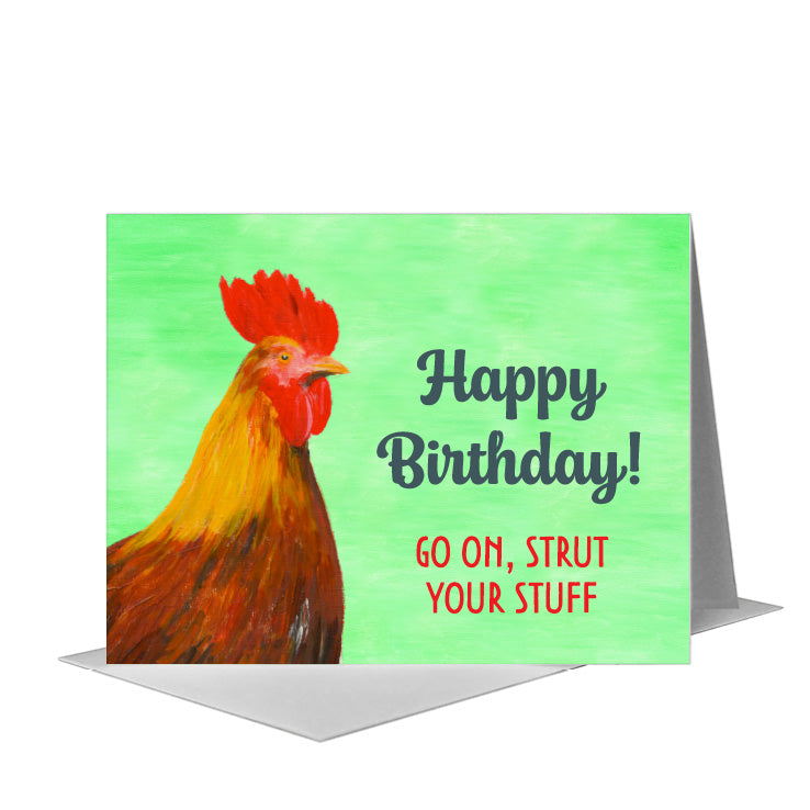 Peter Rooster, Greeting Card (#8372D)
