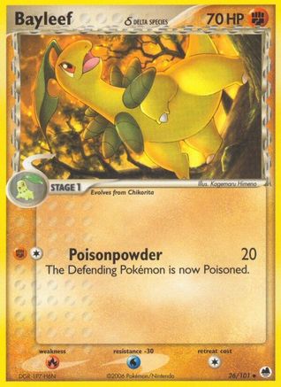 Bayleef (Delta Species) 026/101 - Dragon Frontiers