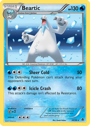 Beartic 030/98 - Emerging Powers Holofoil
