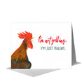 Morning Rooster, Greeting Card (#8375C)