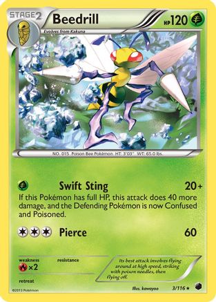 Beedrill 003/116 - Plasma Freeze