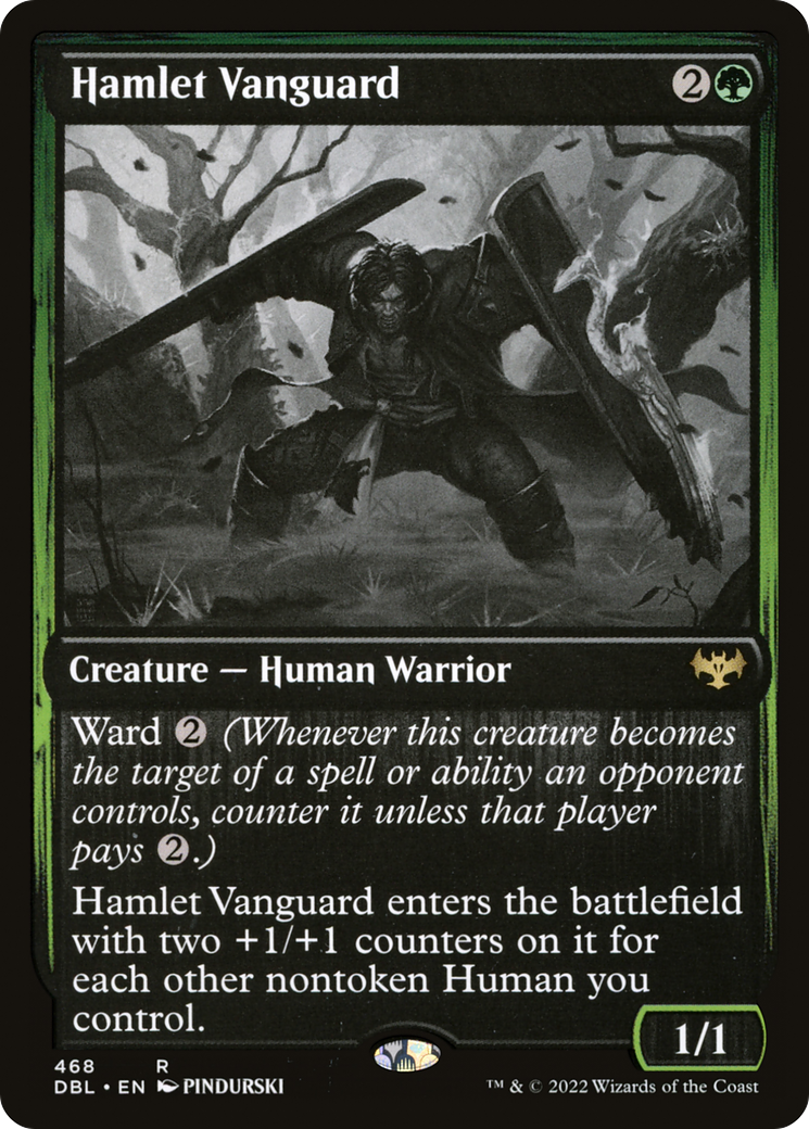 Hamlet Vanguard (DBL-468) - Innistrad: Double Feature Foil