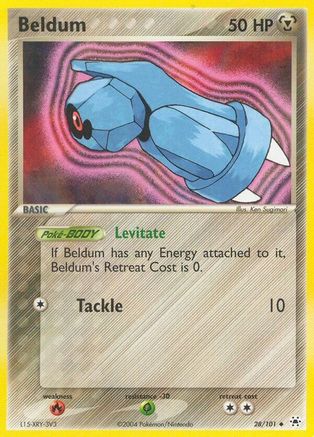 Beldum 028/101 - Hidden Legends Reverse Holofoil