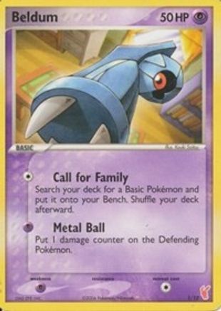 Beldum 001/12 - EX Trainer Kit 2 Plusle & Minun
