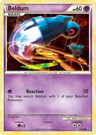 Beldum 044/95 - Unleashed Reverse Holofoil