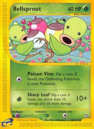 Bellsprout 068/147 - Aquapolis