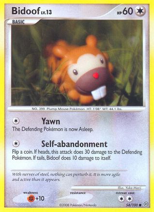 Bidoof 054/100 - Stormfront