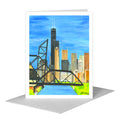 Bridge, Chicago, Greeting Card (#8382B)