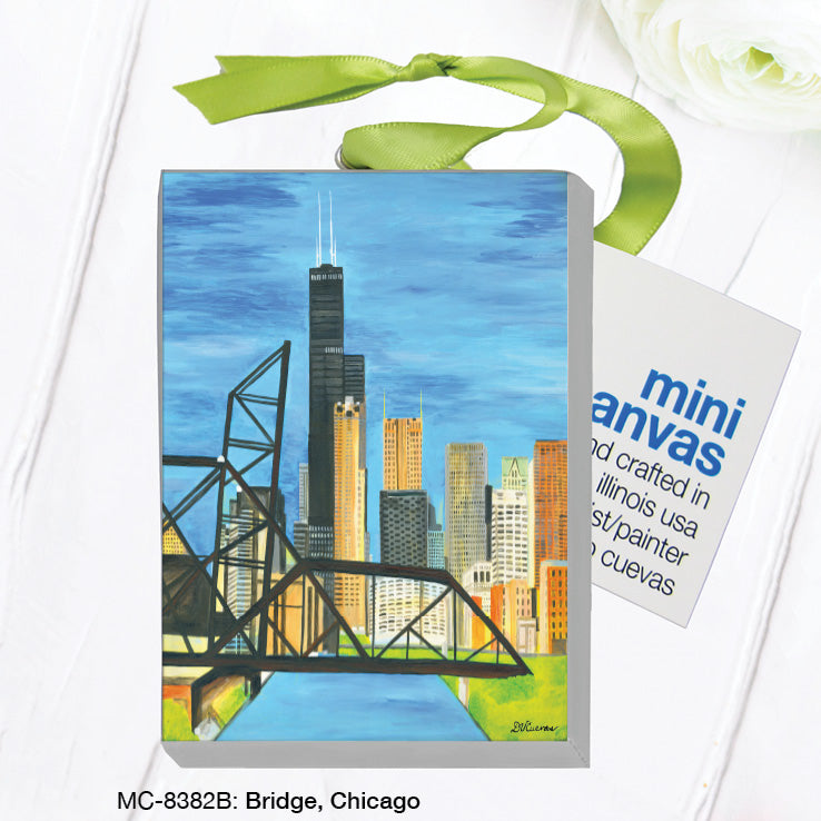 Bridge, Chicago, Mini Canvas (MC-8382B)