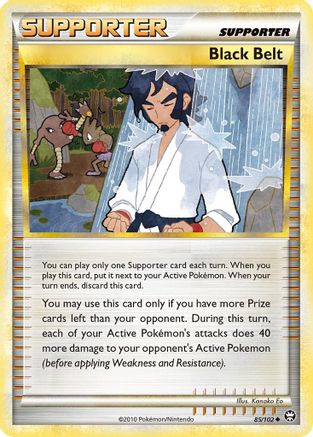 Black Belt 085/102 - Triumphant Reverse Holofoil