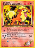 Blaine's Growlithe 062/132 - Gym Challenge 1st Edition