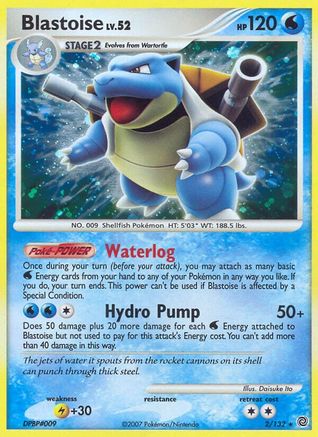 Blastoise 002/132 - Secret Wonders Reverse Holofoil