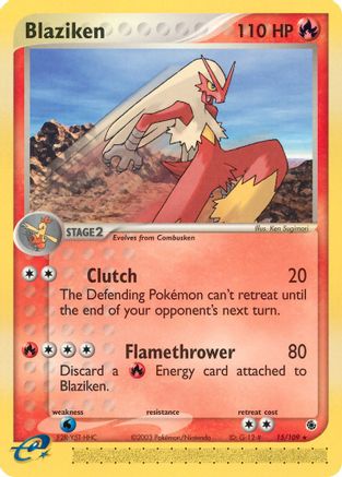 Blaziken 015/109 - Ruby and Sapphire