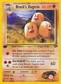 Brock's Dugtrio 022/132 - Gym Challenge 1st Edition