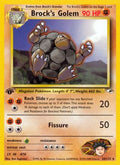 Brock's Golem 020/132 - Gym Heroes 1st Edition