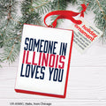 Hello, from Illinois, Ornament (OR-8398C)