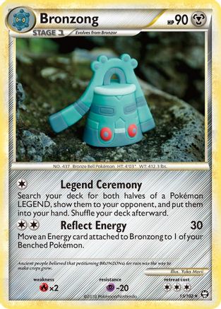 Bronzong 015/102 - Triumphant Reverse Holofoil