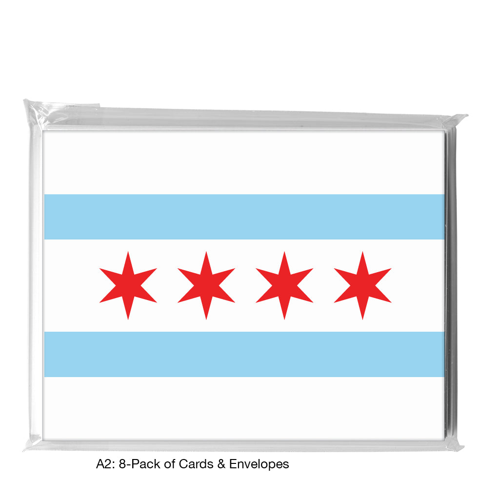 Hello, from Chicago, Greeting Card (#8399A)