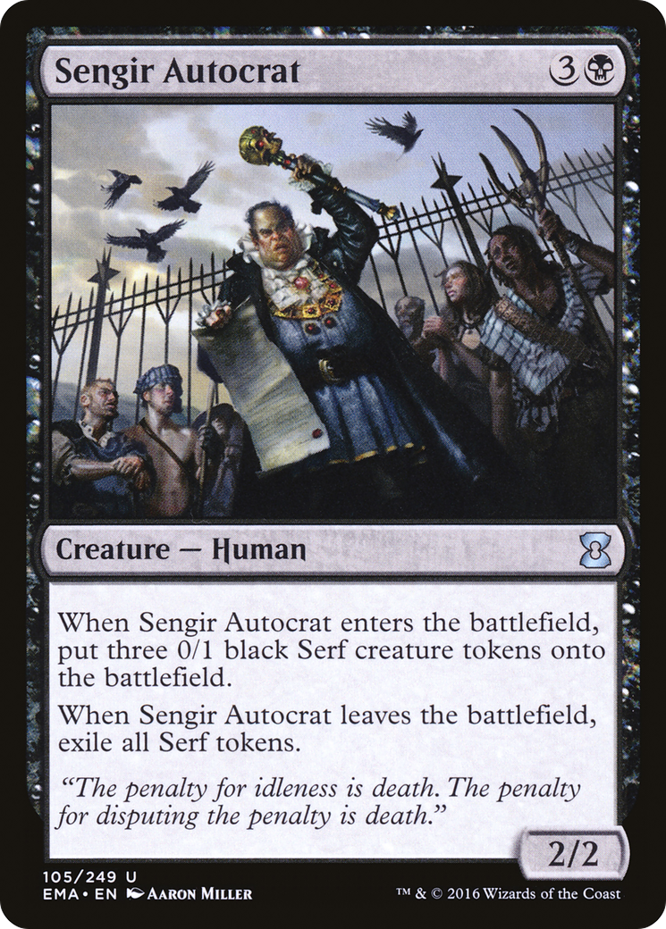 Sengir Autocrat (EMA-105) - Eternal Masters Foil