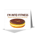 Chocolate Donut, Greeting Card (#8400K)