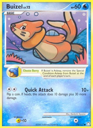 Buizel 075/123 - Mysterious Treasures Reverse Holofoil