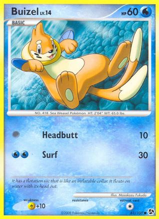 Buizel 061/106 - Great Encounters Reverse Holofoil