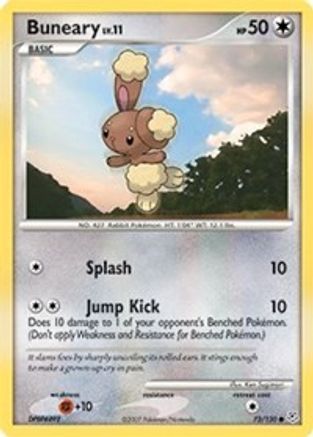 Buneary 073/130 - Diamond and Pearl Reverse Holofoil