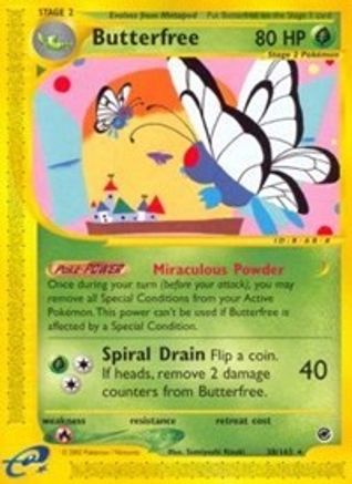 Butterfree 038/165 - Expedition Reverse Holofoil