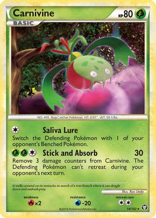 Carnivine 016/102 - Triumphant Reverse Holofoil