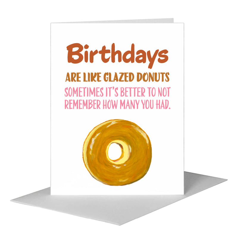 Donut Upright, Greeting Card (#8412Q)