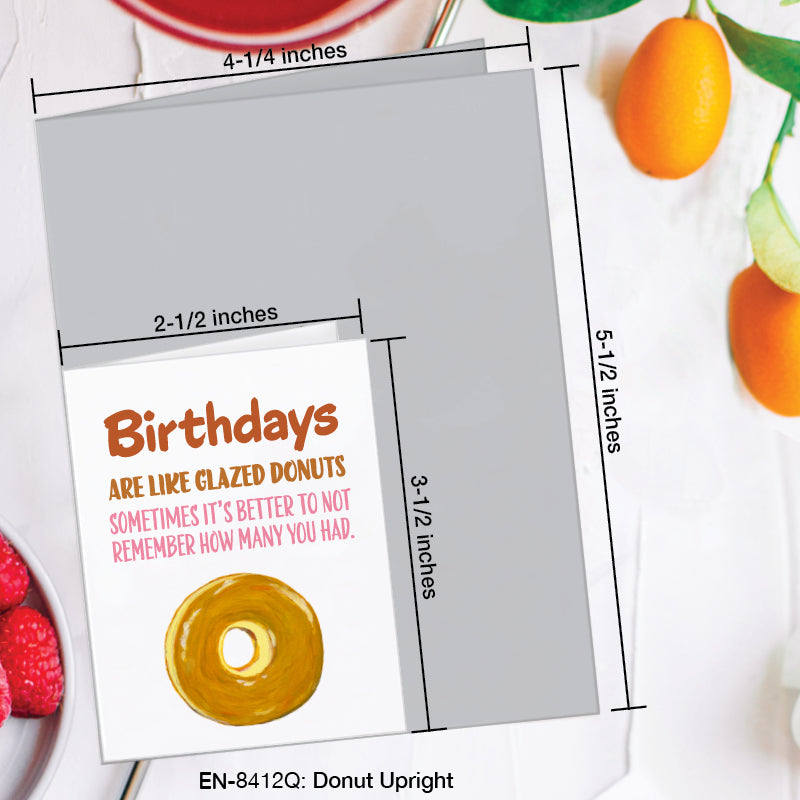 Donut Upright, Greeting Card (#8412Q)