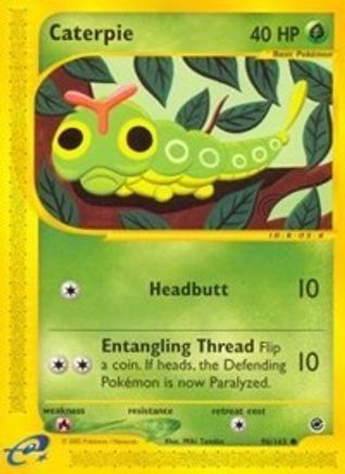 Caterpie 096/165 - Expedition Reverse Holofoil