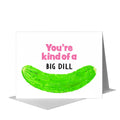 Cucumber, Greeting Card (#8413D)