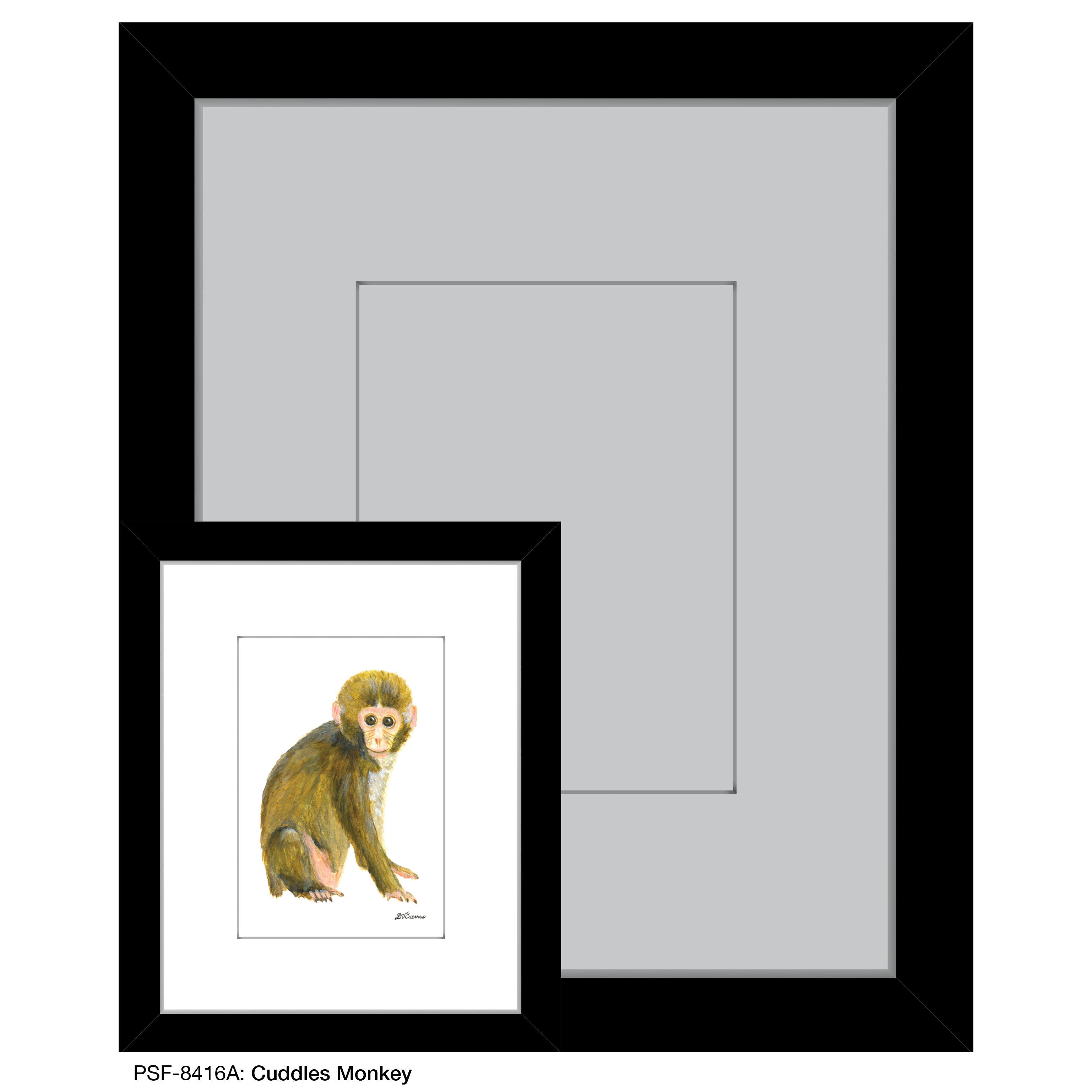 Cuddles Monkey, Print (#8416A)