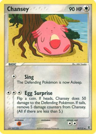 Chansey 019/112 - FireRed & LeafGreen Reverse Holofoil