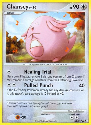 Chansey 069/127 - Platinum Reverse Holofoil