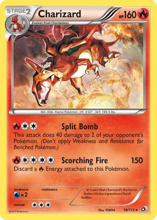 Charizard 019/113 - Legendary Treasures Holofoil