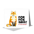 Plush Fox, Greeting Card (#8419B)