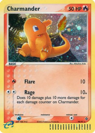 Charmander 098/97 - Dragon Holofoil