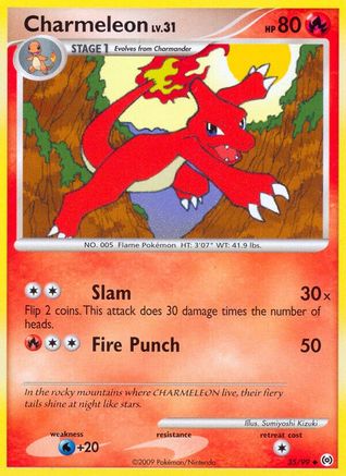 Charmeleon 035/99 - Arceus Reverse Holofoil