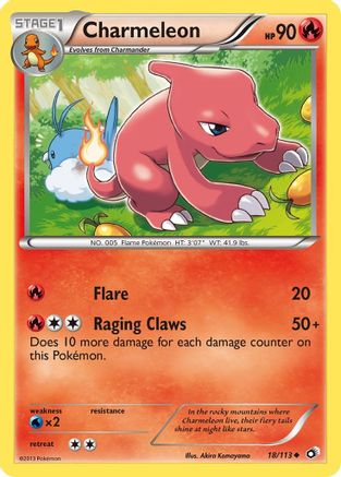 Charmeleon 018/113 - Legendary Treasures