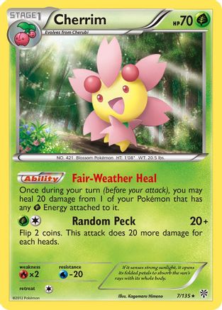 Cherrim 007/135 - Plasma Storm Reverse Holofoil